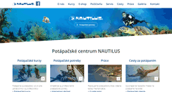 Desktop Screenshot of nautilus.sk